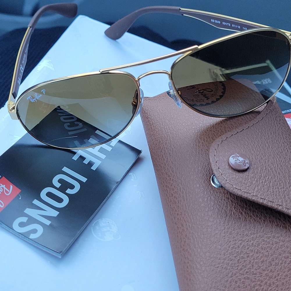Mens RayBan polarized lens